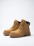 Botines Hombre Estilo Leñador Camel