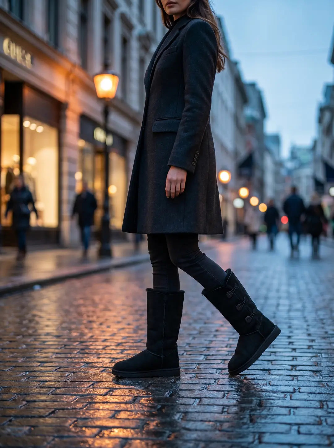 Botines mujer negros estilo tobillo y botas altas con forro de piel | Tierra Ruda
