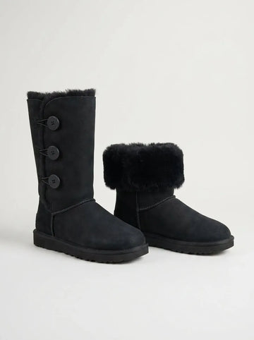 Botines mujer negros estilo tobillo y botas altas con forro de piel | Tierra Ruda